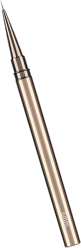 Nail Art-penselenset - Professionele Fine Liner-penselen voor Korte Streken - Perfect voor Details en Blending - 3-pack (6MM) van Merkloos	