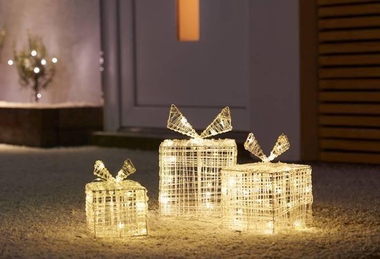 Nampook Kerstverlichting Geschenkdoos - 30 LED - 15cm Hoog van N/A