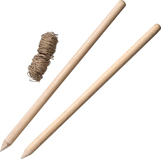 Nature - Pootlijnset - touw 20m - FSC hout van N/A