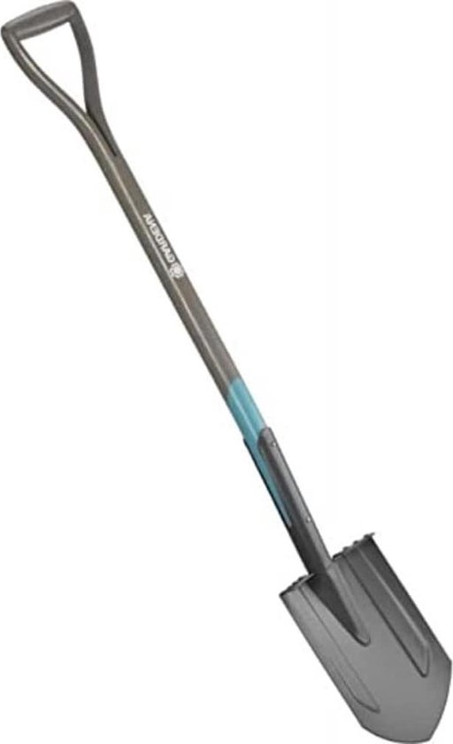 NatureLine spitse spade - Omgraven en spitten in de tuin - Gecoate tuinspade met FSC-gecertificeerd essenhouten steel van N/A
