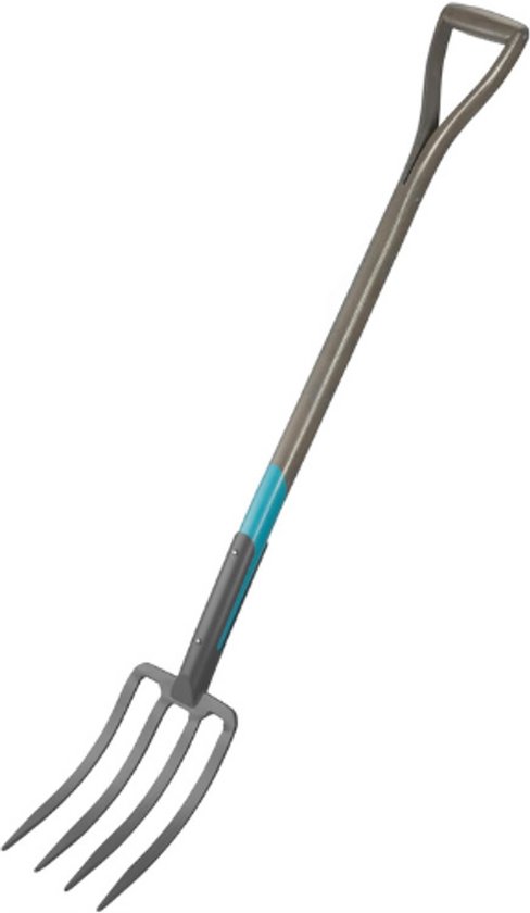 NatureLine Spitvork – Graafvork Voor Omgraven En Beluchten – FSC-gecertificeerd Essenhout – Ergonomische D-Handgreep – Duurzaam Tuingereedschap van Merkloos	