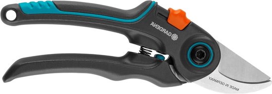 Nauwkeurige snoeischaar met bypass-mes voor takken/takjes/fruitbomen max. snijdiameter 22 mm 2-delige greepopening (12203-20) van Merkloos	