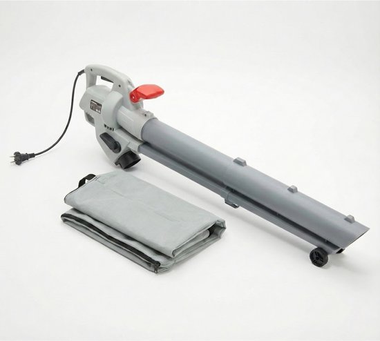 NBAP® Bladzuiger met Opvangzak - Bladblazers met Accu - 3000W- Grijs van Merkloos	