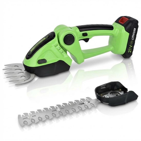 NBAP® Buxusschaar met Accu - Heggenschaar - Mini Kettingzaag - Groen van Merkloos	