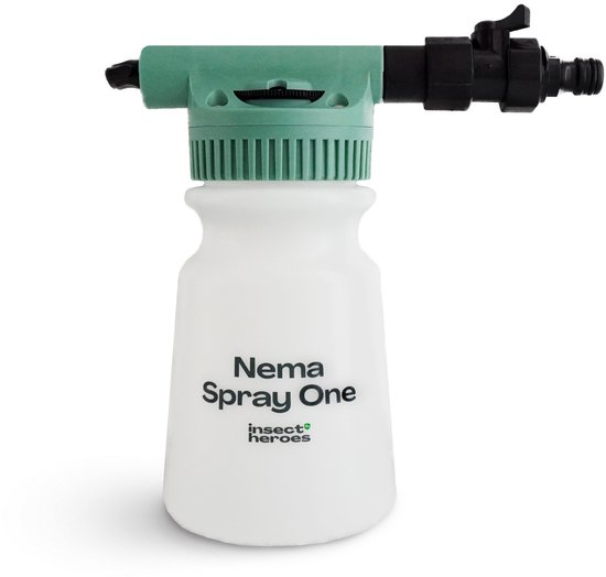Nema Spray One - 1000 ml - Premium Aaltjesspuit voor het Uitzetten van Aaltjes - Nematodenspuit voor Grote Oppervlakken - Gelijkmatig Verdelen - Nematoden Sproeier voor Tuin en Gazon - Aaltjessproeier