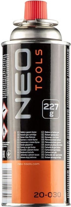 Neo-Tools Gasbus voor gasbrander – 227g