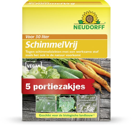 Neudorff - Schimmelvrij - Middel tegen Schimmel Planten - Meeldauw bestrijdingsmiddel 75g Concentraat - voor 30 liter van Merkloos	