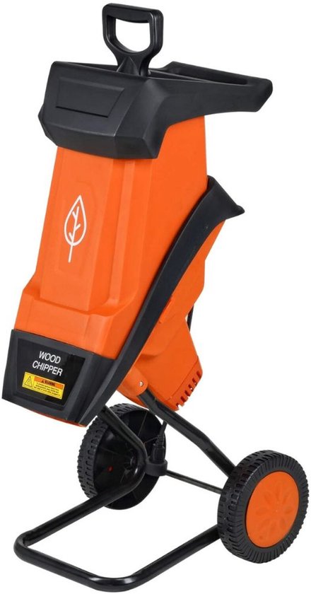 Nexvo® Hakselaar Versnipperaar – Takkenversnipperaar - Shredder - Zwart en Oranje - 40cm x 51cm x 97cm