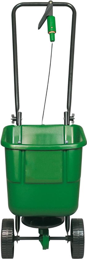 Nexvo® Strooiwagen – Meststofstrooier Met 12 Liter Vulvolume – Meststrooier Ook Voor Gazonmest, Kalk - Groen - 24cm x 14cm x 12cm van Merkloos	