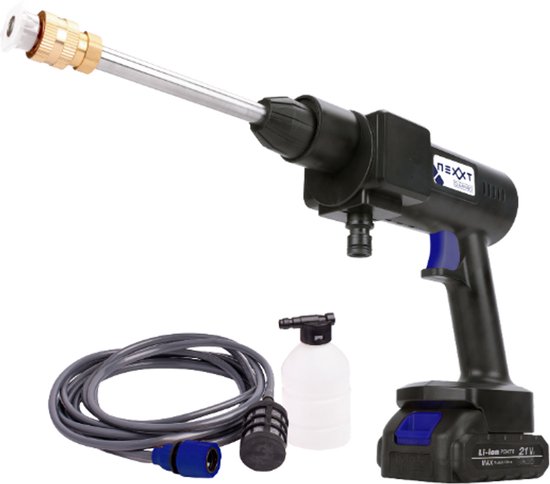 Nexxt Draadloze Hogedrukreiniger - 40 Bar - Met Accu En Accessoires