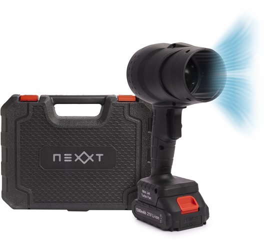 Nexxt Turbo Jet Blower Luchtblazer – Draadloze Turbo Fan – Air Duster – Luchtpistool Compatibel met andere Accu – 35.000 RPM – 550 G Luchtdruk – 2000W van Nexxt.