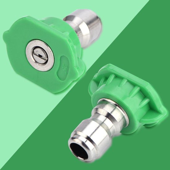 Nieuwe Hogedrukreiniger Sproeikoppen Tip Set - 5 Stuks - Verschillende Graden - Hot Jet Wash Bijlagen . van Merkloos	