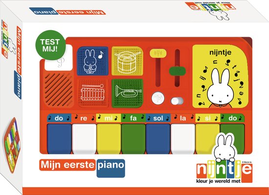 Nijntje speelgoedinstrument - Mijn eerste piano - met 2 functies van Nijntje