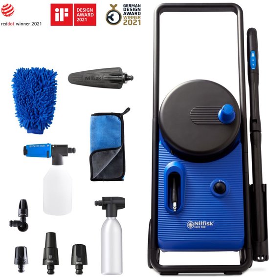 Nilfisk Core 140 in Hand Premium Carwash - Hogedrukreiniger - 140 bar - auto van Nilfisk