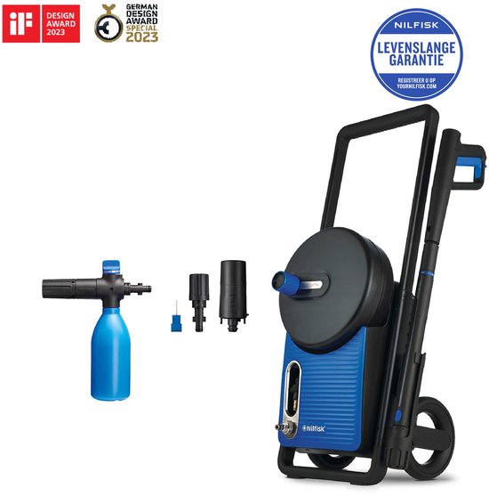 Nilfisk Excellent 180-12 Smart Assistant - hogedrukreiniger - 180 bar van Merkloos	
