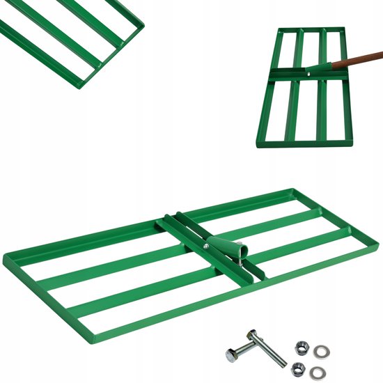 Nivelator Tuin 90x30 cm - Robuust Metaal voor Egaliseren van Merkloos	