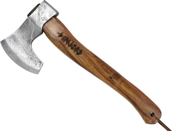 Njord Vidar Viking Damast Medium | Vikingbijl van Njord