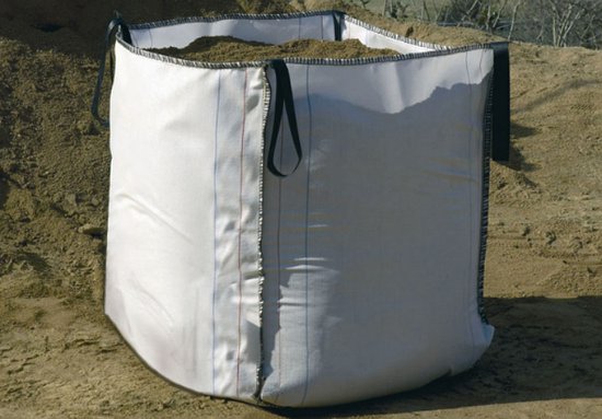 NK Big bag 1000KG 0,9mx0,9mx0,9m met 4 lussen en een gesloten bodem van NK
