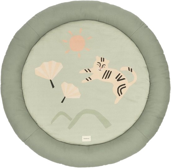 Nobodinoz Rond Sensorisch Activity Nest | Tiger van Nobo