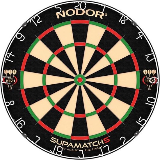 Nodor Supamatch 5 - Professioneel Dartbord - Darts van Nodor