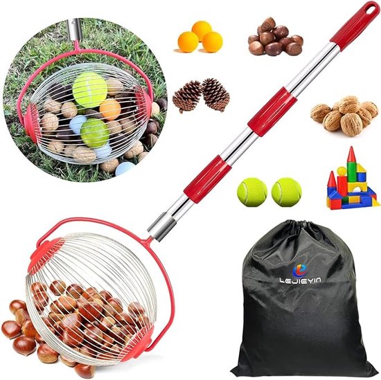 Notenraper - Eikelraper 2 In 1 - Walnootraper Waterbestendig - 100% Tevredenheidsgarantie van Merkloos	