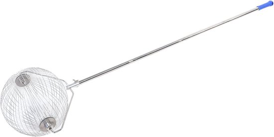 Notenverzamelaar - Opraap Hulp - Tuin Opruimen - Roestvrij Staal - 152 cm Lengte - Zilver