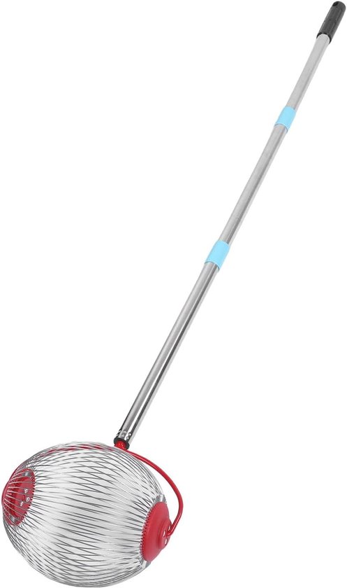 Notenverzamelaar - Rol-eikelplukker - Tuinieren Zonder Buigen - Roestvrijstaal Verstelbaar - 113.5cm Lengte van Merkloos	