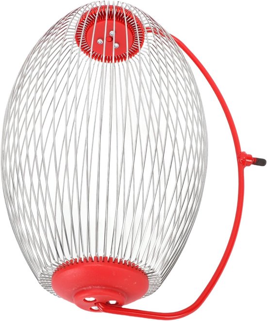 Notenverzamelaar Roller - Eikelplukker Walnoten - Tuin Opruimen - Rugbesparend Ontwerp - 38 x 20 cm - Zilver