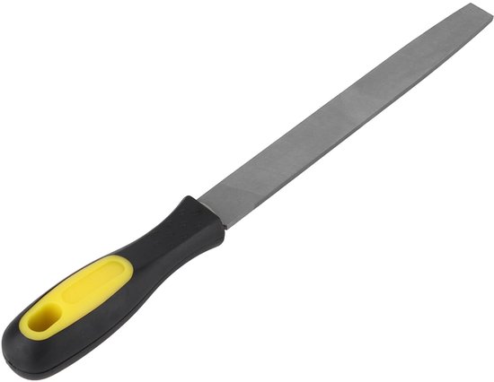 NTHProducts - Professional Carbon Steel File - 8 Inch File - Ergonomisch ontwerp - Niet-slip handgreep - Voor tuinonderhoud - Geschikt voor tuinmachines