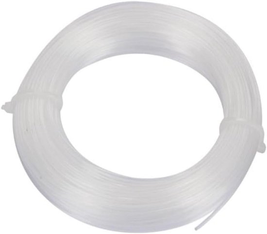 Nylon Trimmerdraad 1,2 mm - 25 m - Transparant van Merkloos	