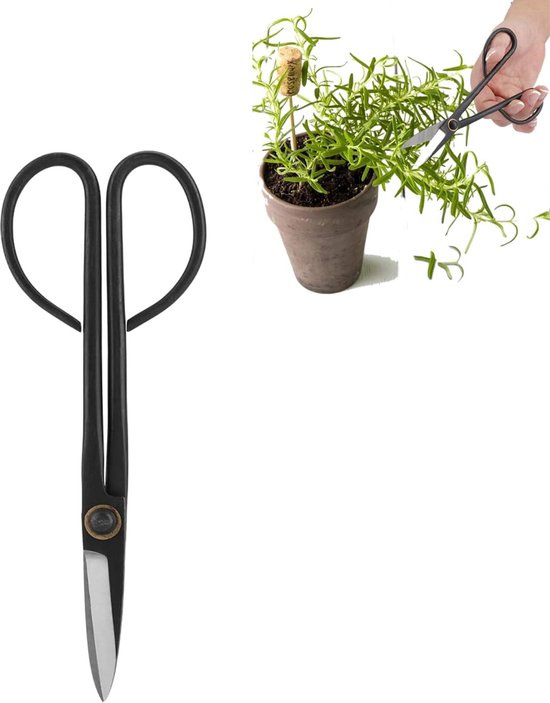 oCreon Bonsai Schaar 205mm met Lange Handvat - Roestvrij Stalen Tuingereedschap voor Bomen van oCreon