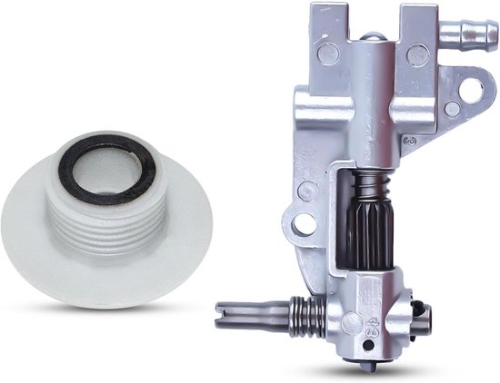 Oil Drive Pomp Worm Gear Kit voor Chinese kettingzaag 5200 4500 5800 52cc 45cc 58cc Reserveonderdelen van Merkloos	