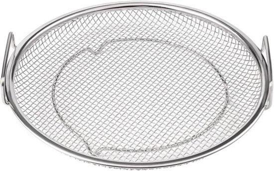 Oil Filter Tray, Stainless Steel Frying Oil Filter Tray Frying Oil Drain Rack Stainless Steel Filter Tool Kitchen Strainer Colander for Washing Vegetables and Fruits van Merkloos	