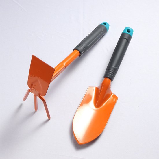OIMG bloemenschepje - Comfort Handschepje - Tuinschepje - hoogwaardig staal - Geschikt Voorzien van ergonomische handgree - universele schep voor het beplanten en verplanten in tuin en balkon van Merkloos	