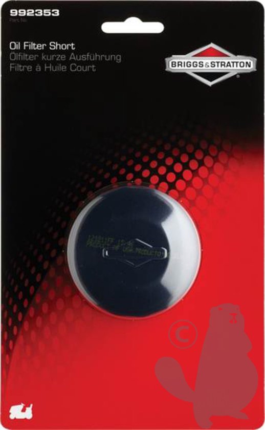 Oliefilter BRIGGS & STRATTON 992353. van Briggs & Stratton