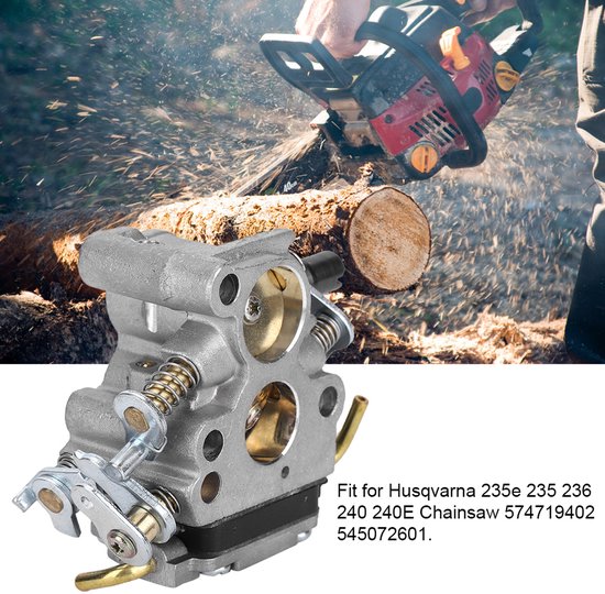 Omabeta Tuinserie Carburateur vervangingskit - Geschikt voor Husqvarna 235e 235 236 240 240E - 574719402 545072601 van Omabeta
