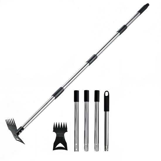 Omgoods - 150 cm Onkruidverwijderaar 2-in-1 met Lange Handgreep