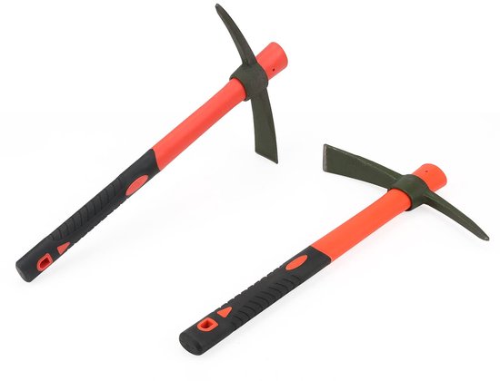 Omgoods - 2 Stuks 38,1 cm Houweel met Handvat voor Tuinieren en Kamperen