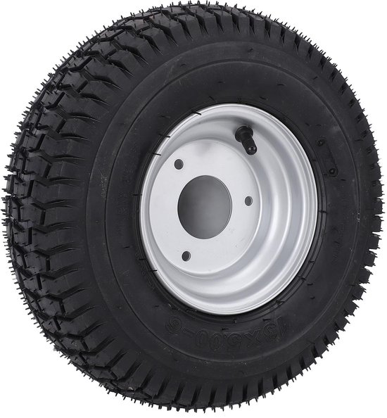 Omgoods- ATV-banden 15,2 cm - Vacuümbanden - Antislip - Perforatiebestendig - Zilveren Rand - Geavanceerde Tractietechnologie