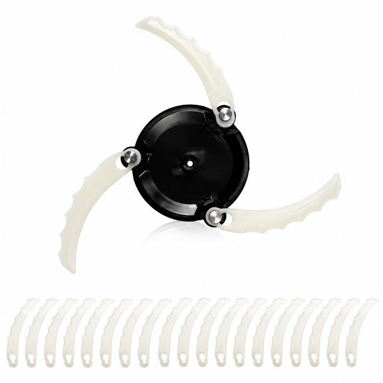 Omgoods - BladeDisc1 Reservemessen voor Grasmaaiers - 30 Messen voor Accu-Grastrimmer