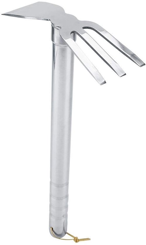 OmGoods - Dailygoody - Mini Rake Tuingereedschap - Comfortabel Handvat - Lichtgewicht en Duurzaam - Voor Tuinieren - Ideaal voor Cultivatie - Handig voor B van Omgoods