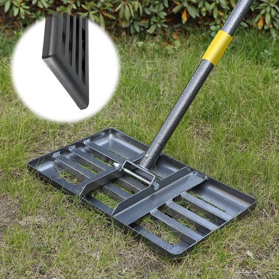 Omgoods - Grondhark voor Tuin en Gazon - 157 cm, Metaal, Efficiënt en Duurzaam
