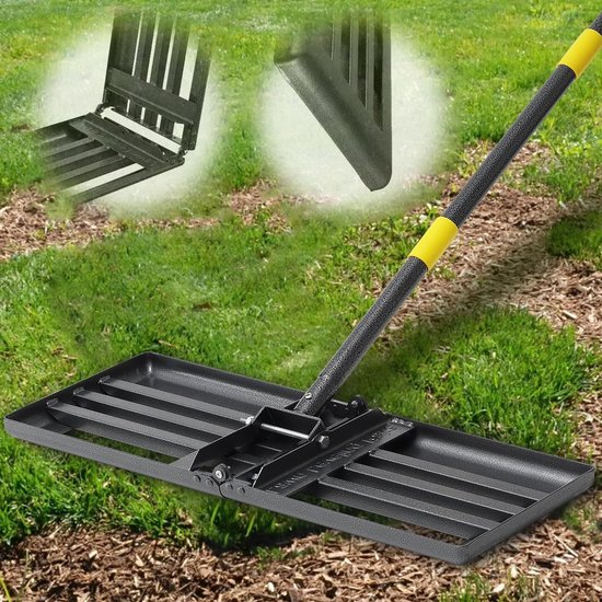 Omgoods - Metaal Gronddoek Rake voor Tuin en Golfvelden