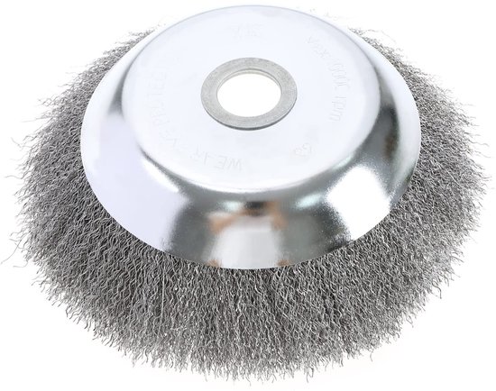 Omgoods- Onkruidborstel 8 Inch - Onkruidborstel Machine - Stalen Borstel - Tuin Gereedschap - Bosmaaier Accessoire - Duurzaam Materiaal - Onkruidcutter