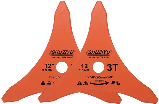 Omgoods - Set van 2 snijbladen 305 mm voor bosmaaier