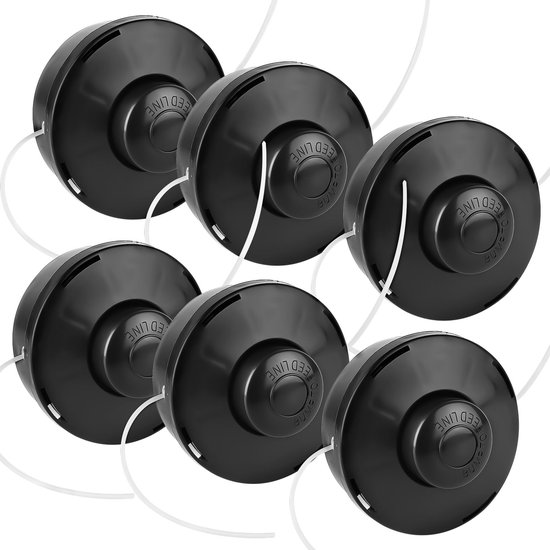 Omgoods - Set van 6 Draadkoppen voor Bosmaaier met Automatische Tip