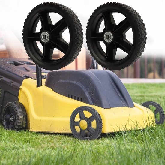 Omgoods - Vervangende Wielen voor Grasmaaier met 200 mm Diameter en Uitstekende Grip