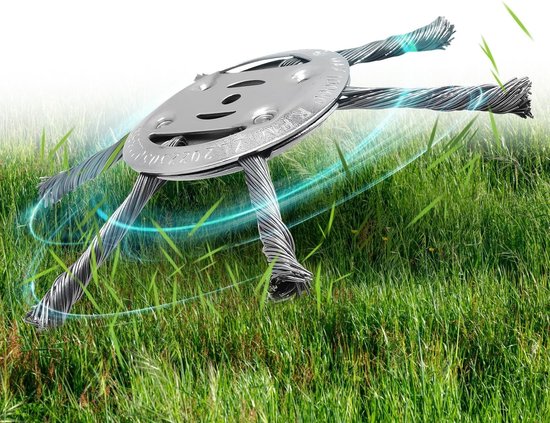 Omgoods - Weed Brush voor Grastrimmer met Hoogwaardige Stalen Draad van Omgoods