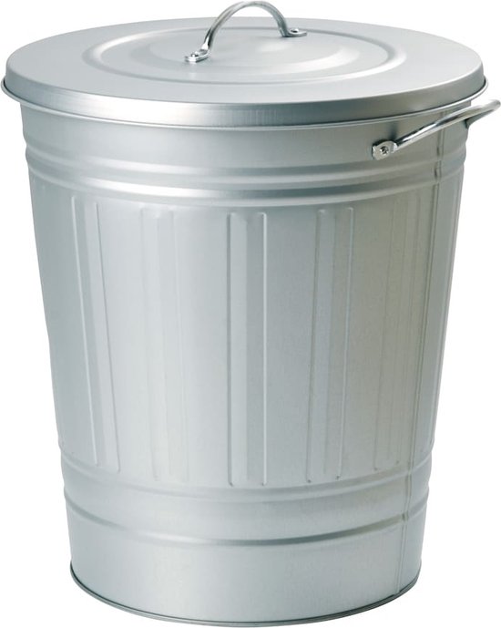 OMID HOME®Staal Bak / 16L - badkamer / wc / keuken / kantoor prullenbak van Merkloos	