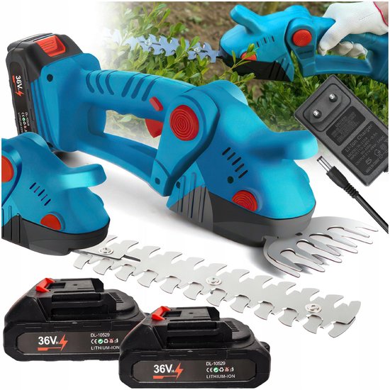 Onbekend Serie - Elektrische Accuheggenschaar - 21V - Lichtgewicht - Verwisselbare Bladen van Merkloos	